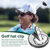 Middle Finger Golf Ball Marker with Magnetic Hat Clip Waterproof Ball Alignment Tool