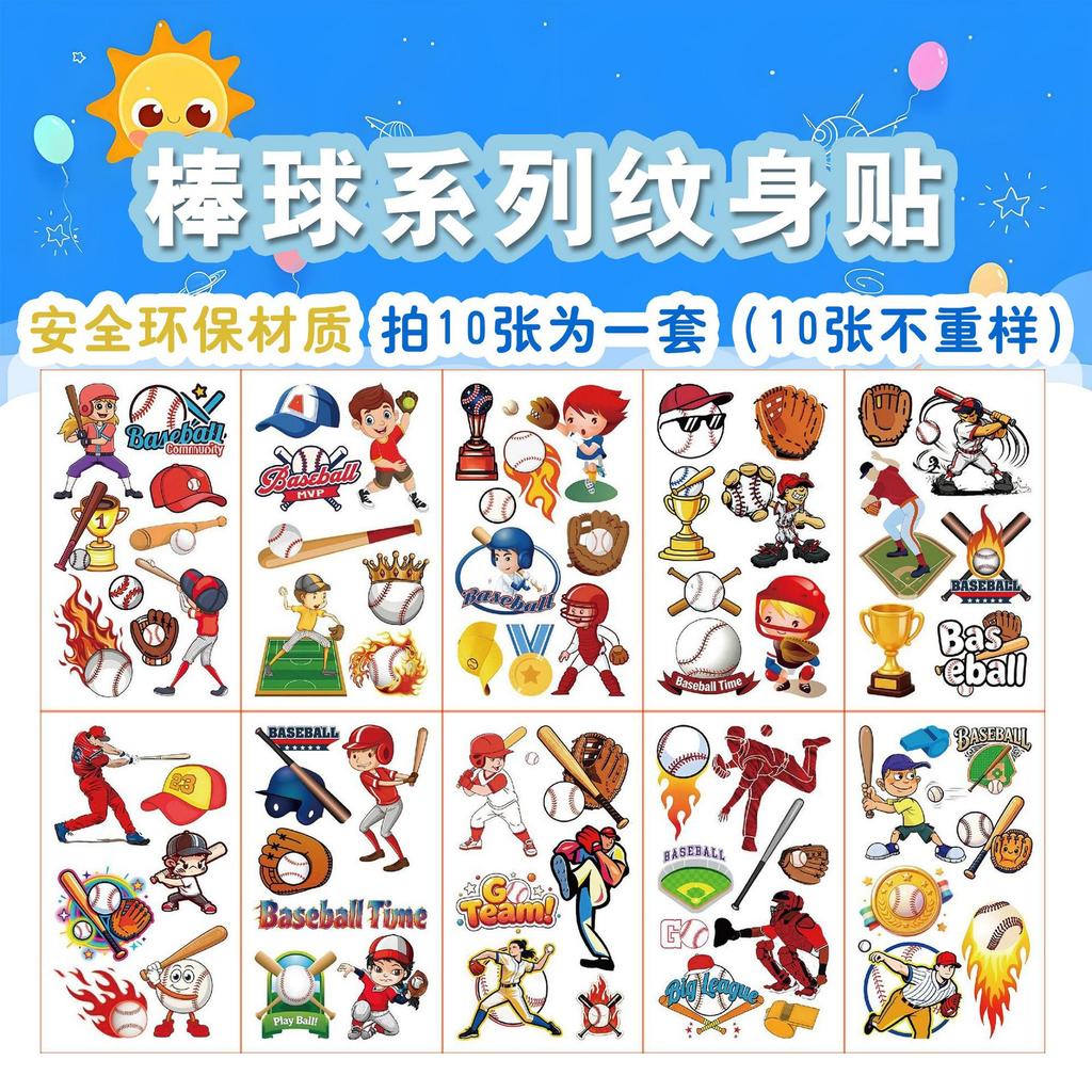 Halloween Party Kids Dress Up Tattoo Stickers Cartoon Waterproof Temporary Stickers Holiday Gifts Face Stickers