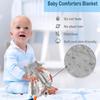 3 In 1 Baby Soothing Toy Soft Comfort Blanket Rattle Hanging Toy Multifunction Infant Soother Toy For Newborn Kids Gift