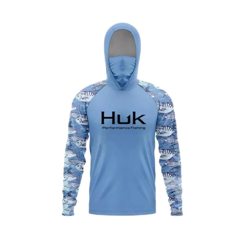 Fishing Clothing Men Hood Fishing Shirt Long Sleeve Fishing Clothing Fishing Shirt Uv Protection Fishing Shirt
