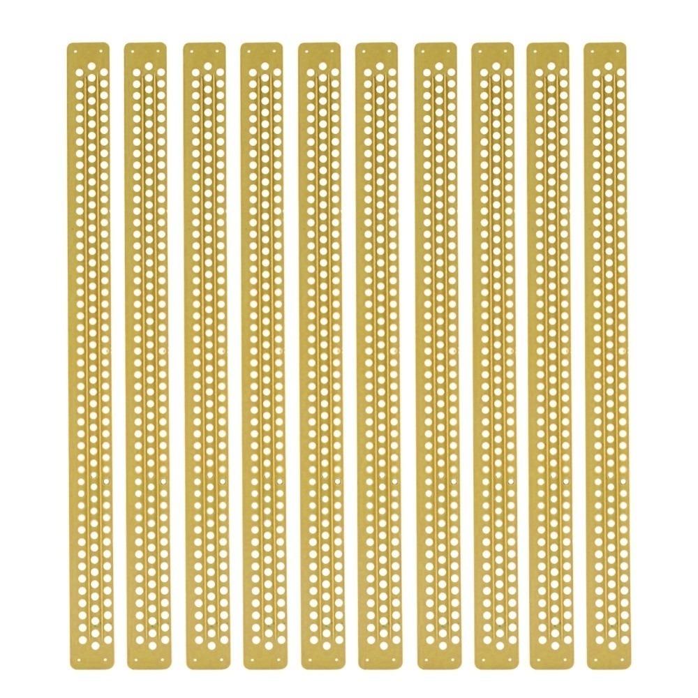 

10 Pcs 3-Row Design Removable Beekeeping Tool Removable Design Apiculture Accessory Tool Beekeeper 10Pcs