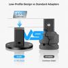 4pcs Low Profile Impact Socket Adapter Set, 3/4' to 1', 1/2' to 3/4', 1/2' to 3/8', 1/4' to 3/8'