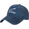 I Am Deaf Graphic Baseball Cap Washed Cotton Adjustable Dad Hat for Unisex Women