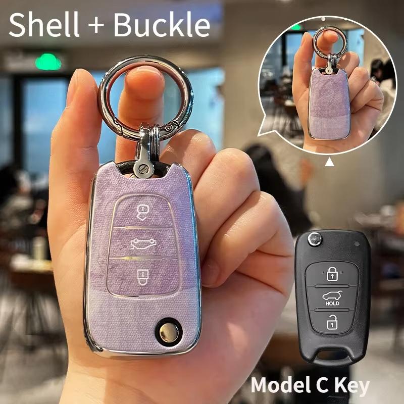 Suitable for Kia TPU key cover marble pattern K3 Sportage R K5/K2Seltos KX3 car key full package protection shell