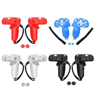 Silicone Grip Cover Silica Gel for Protection Cover Shock-Proof Handle Grip for Case Protector for Oculus Quest 2