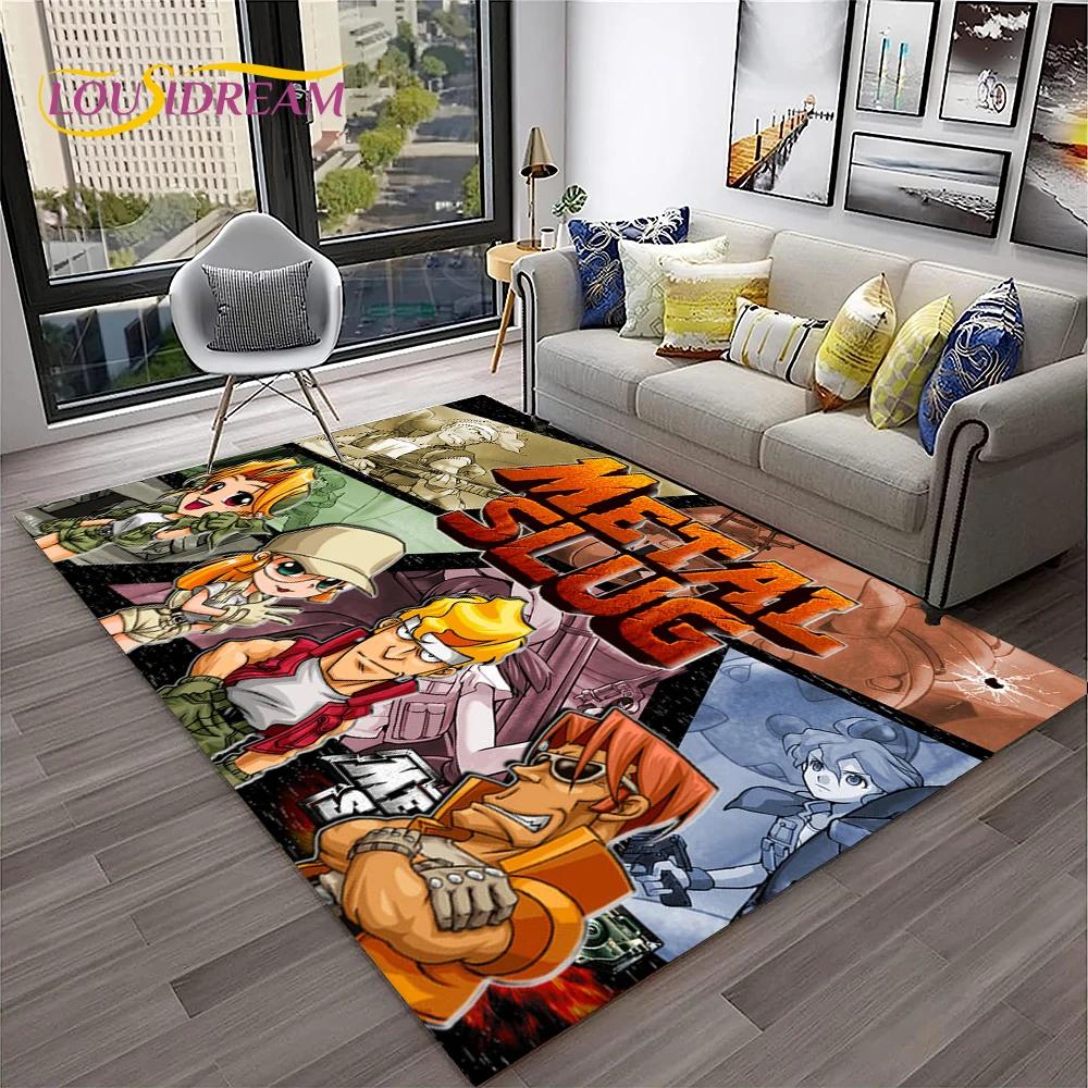 

Мультяшный Metal Slug Геймер Ретро Игра Ковер Коврик для Дома Гостиная Спальня Диван Придверный коврик Декор, Детский Ковер Противоскользящий Коврик для Пола 40x60cm