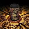 Solar Light Outdoors Handheld Iron Hollow Projector Light Hanging Solar Lantern Waterproof Solar Light  Decorative Lights