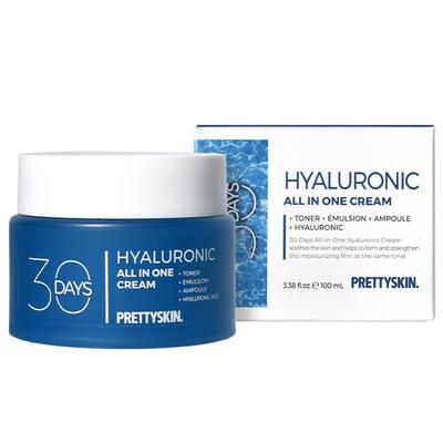 Pretty Skin 30 Tage All-in-One Hyaluron Feuchtigkeitsspendende Feuchtigkeitscreme, 100ml, 1 Stück