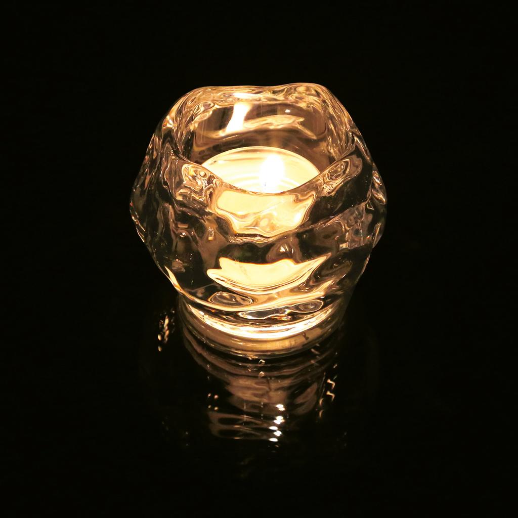Yankee Candle Kameyama Candle House Rock Ice Candle Holder for tea Clear (recommended lights)