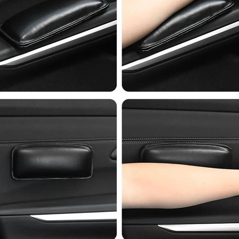 For Car Door Armrest Car Knee Cushion Soft Elbow Pad Pillow Auto Console Leg Cushion Exquisite Automobile Interior Accessories