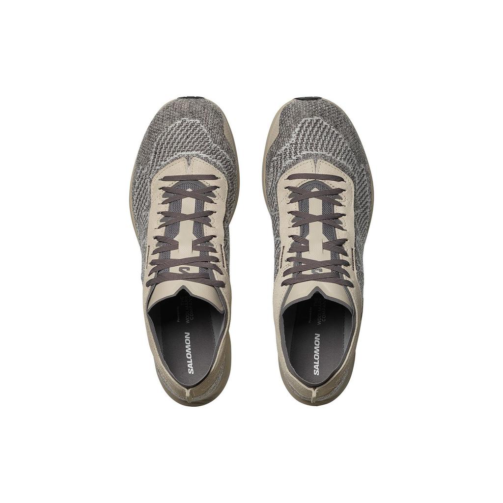 Salomon Pulsar Prg Knit Comfortable Outdoor Functional Slip-Resistant Wear-Resistant Breathable Low-Top Lifestyle Shoes Unisex Shoes Gray Brown 473007