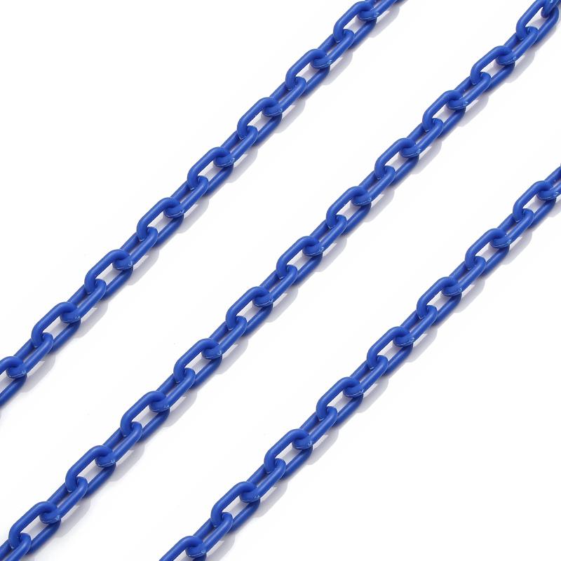 10Pcs/Lot 0.5m Colorful Acrylic Link Chain Keychains for Decoration Making Accessories DIY Necklace Bracelet Phone Chain Supply