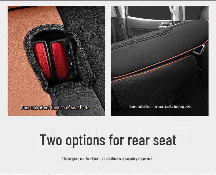 New Model Leather Car Seat Cushion for Great Wall Cannon - Five-Seat, Universal Fit, All Seasons