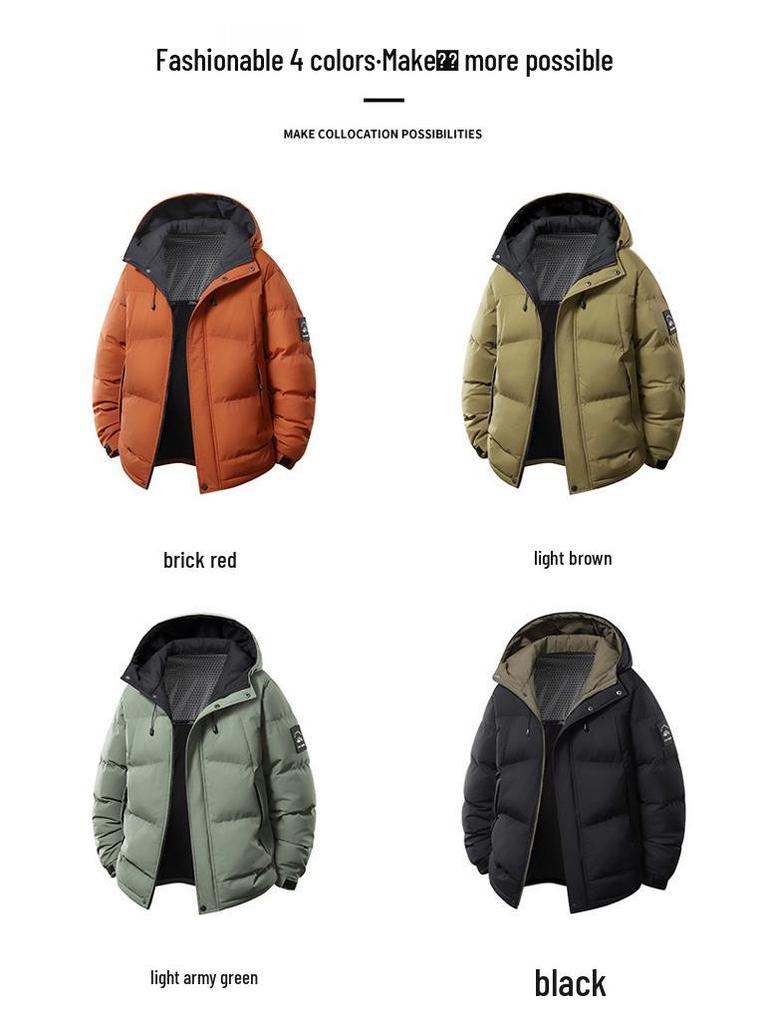 Men's 2025 Winter Graphene Cotton Jacket - High-Quality, Trendy, and Cold-Protective