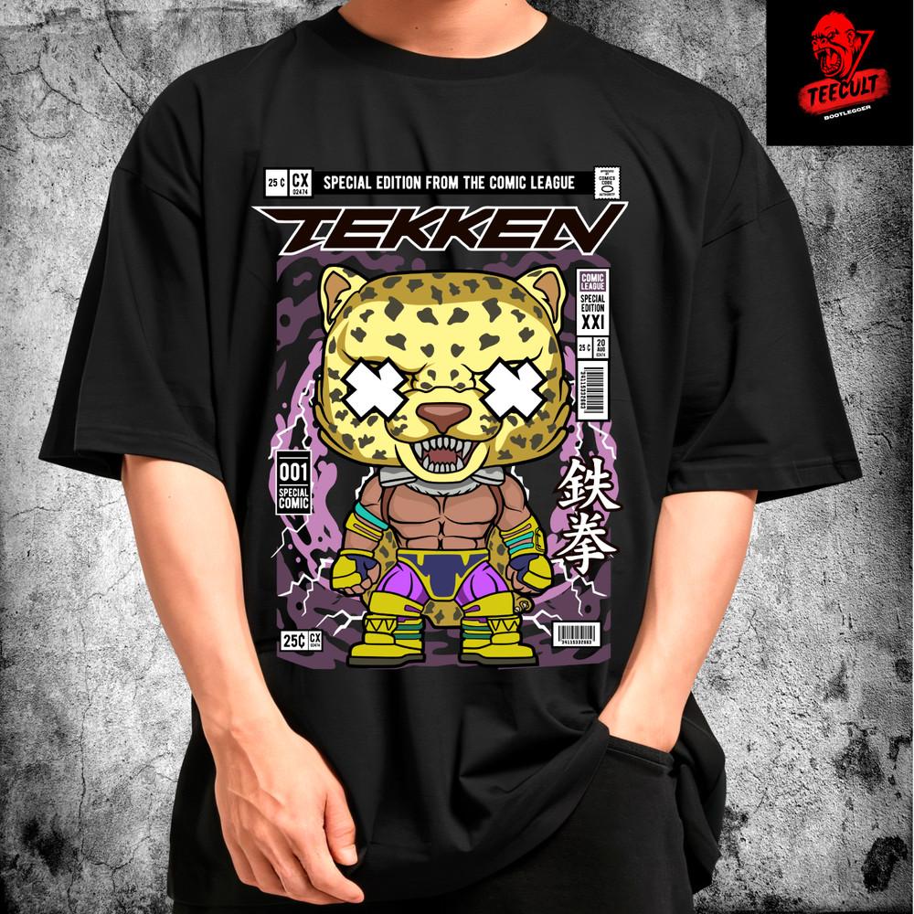 TEKKEN Культ Ретро Видеоигровой Футболка Веселая Funko Pop Унисекс Хлопковая Футболка S–3XL Унисекс Футболка XXL