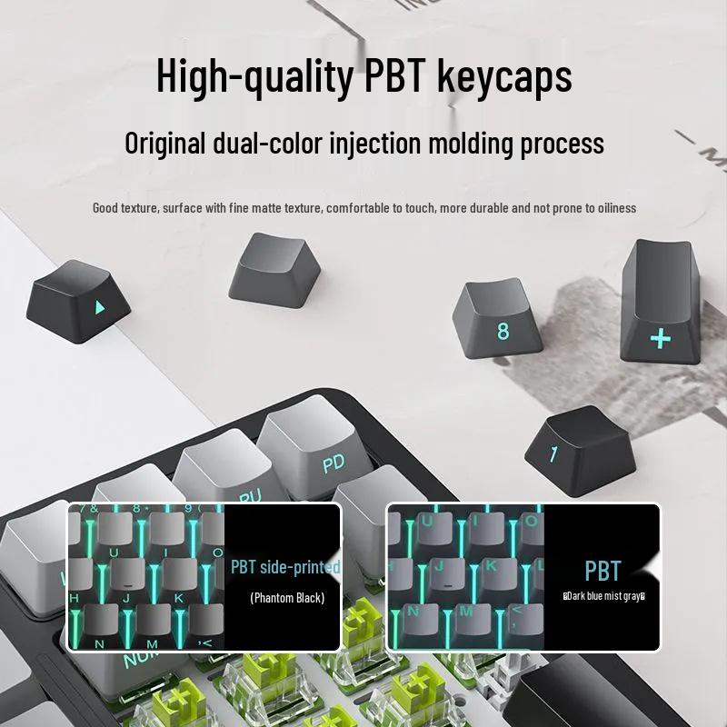 SG99 Custom Gasket Mount Wireless Mechanical Gaming Keyboard - Full-Key Hot-Swappable, Bluetooth Tri-Mode