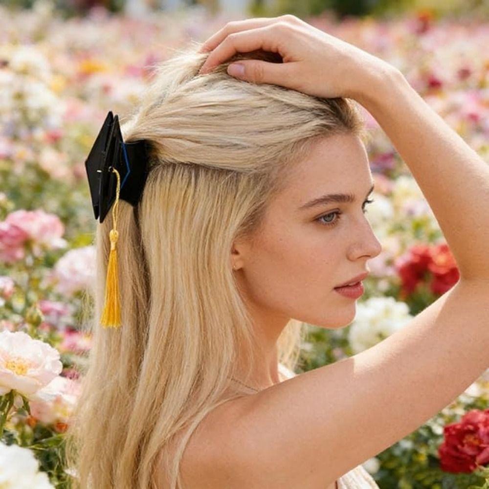 1/2 pinces à cheveux décoratives pour la remise des diplômes, cadeau pour filles
