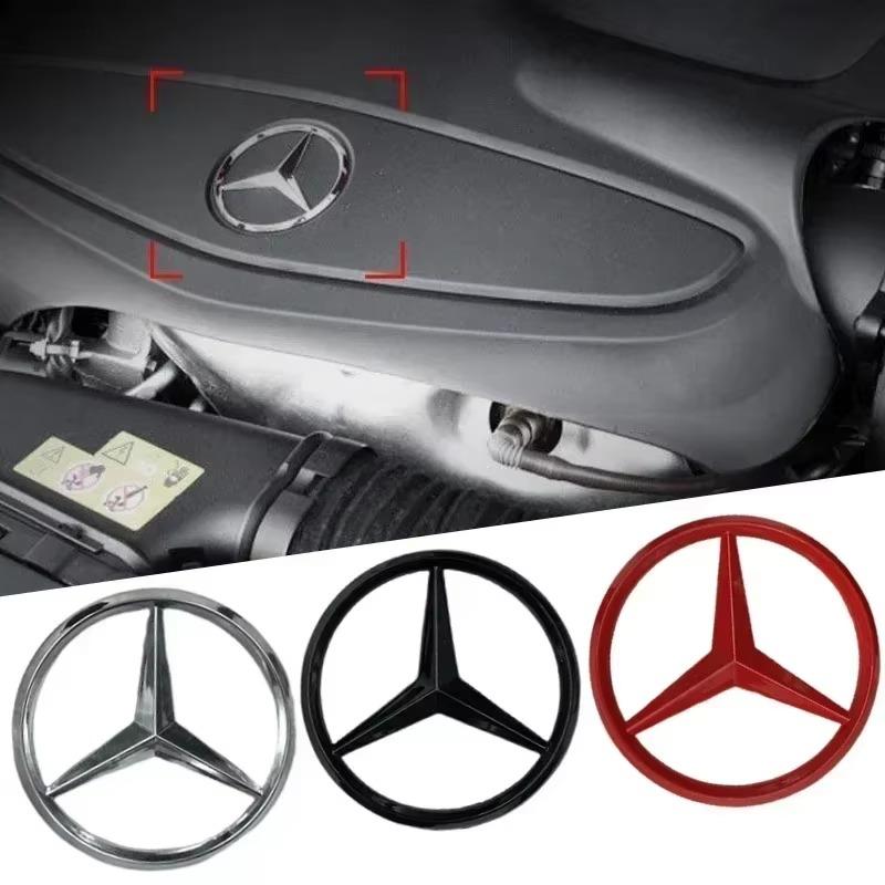 CRT1 70mm Car Front Engine Cover Emblem Sticker for Mercedes Benz GLE GLA GLC W176 W177 W204 W205 W213 Interior Mouldings OLIW-A157