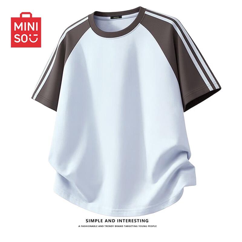 

MINISO Women s Summer Round Neck T-Shirt M