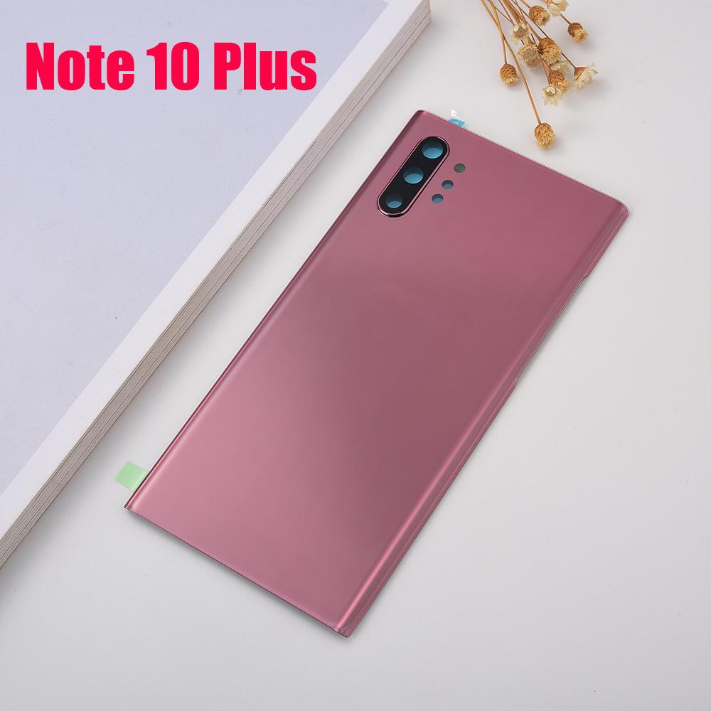 For Samsung Galaxy Note 10 Plus N975 N975F Note 10 N970 N970F Glass Back Battery Housing Cover Rear Door Cover Note 10 10+