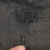 High Resiliences Steel Wire Rope Elastic Keychain Easy To Pull Buckle Keyring