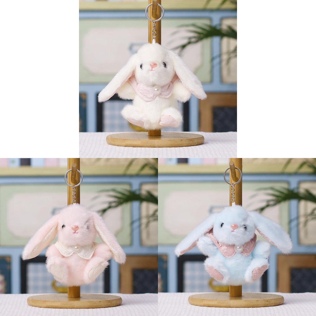 Creative Mini Bunny Plush Toy With Hanging Decor For Kids And Collectors