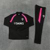 Adult National Team Soccer Training Jerseys Long Sleeve Half Zip Cotton Blend Sports Wear