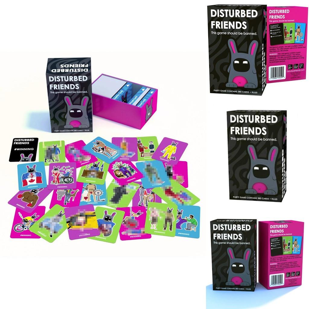 Confused Friends Antihuman Kartenspiel Für Erwachsene und Kinder Familienparty Spaß