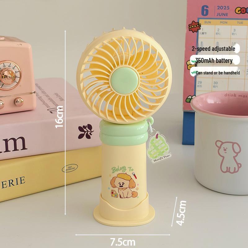 

Adorable USB Rechargeable Mini Fan for Kids: Portable, Handheld, Ideal for Students & Travel
