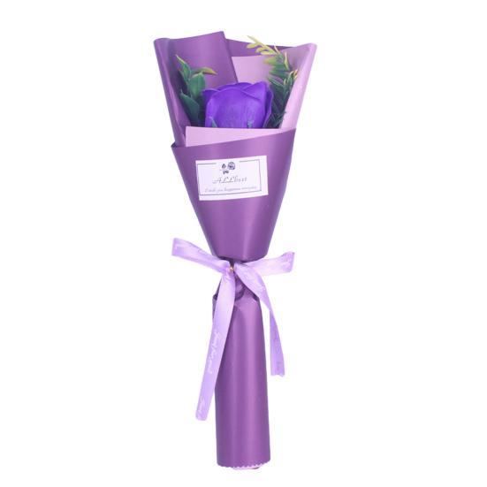 Міні-букет штучних троянд Ручної роботи Мильні квіти Пелюстки Декор Романтичний Подарунок на День Святого Валентина День народження для Жінок Матері Дружини Дівчини