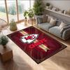 Tappeto in Velluto di Cristallo Kansas City Chiefs Morbido Anti?Tappetino Antiscivolo Comodo per Casa Soggiorno Camera da Letto Tappeto Decorativo