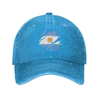 Custom Cotton Always Argentina Flag Baseball Cap Hip Hop Men Women's Adjustable Argentinian Proud Dad Hat Summer