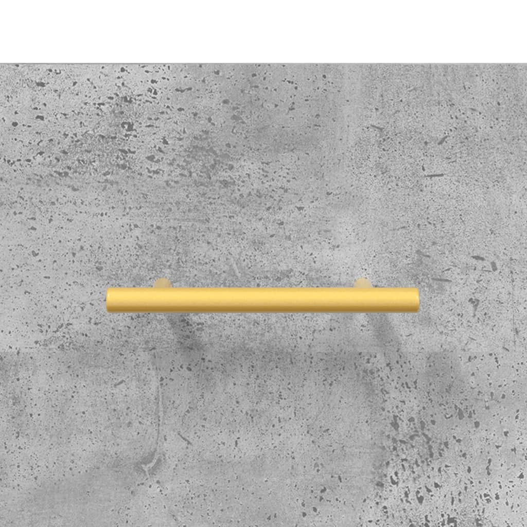 Highboard Concrete Grey 69.5 x 34 x 180 cm Particleboard
