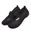 Breathable Slip-on Low Heel Flat Shoes for Middle-aged Women