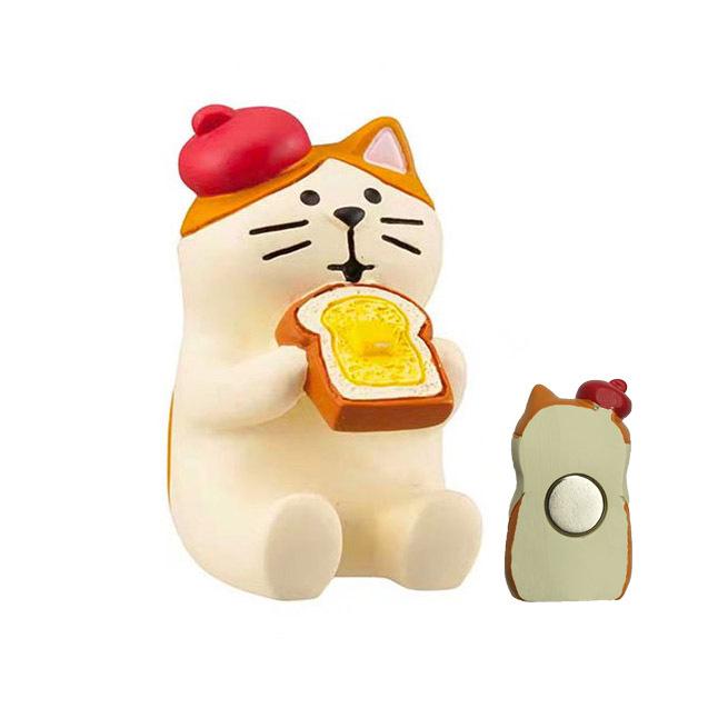 Japanese Cat Magnet: Cute Resin Sticker & Message Clip Toy for Refrigerator Decor