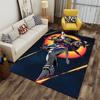 Robot Warrior with Fiery Halo Suitable As a Non-slip Mat for the Living Room or Bedroom Sofa