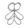 Gothic Boho Black Elastic Band Leg Thigh Chain for Women Summer Vintage Sexy Multilayer Adjustable Body Jewelry Dress Decorate