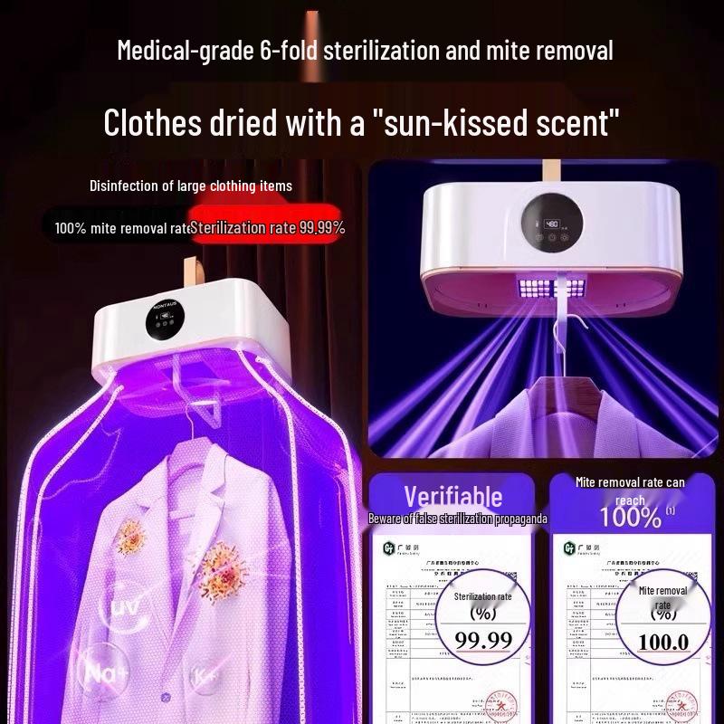 Compact Foldable Automatic Clothes Dryer for Home and Dorm Use