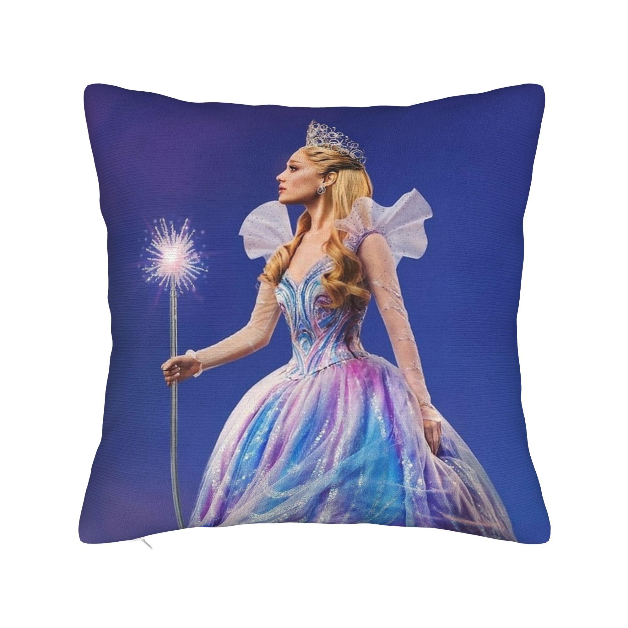 Wicked For Good Glinda Pillowcase Printing Polyester Cushion Cover Decorative  Throw Pillow Case Cover Seater 30cmx30cm