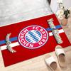 Custom Bayern Munich Mat Personalized Name, Polyester Washable Indoor Entryway Rug, Gift for Christmas, Easter, Thanksgiving Day