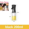 500ml Glass Oil Spray Kitchen Spray Oil Sprayer Bottle Spray Oil Dispenser Oils Jar Cruet BBQ Baking Roasting Picnic Tool