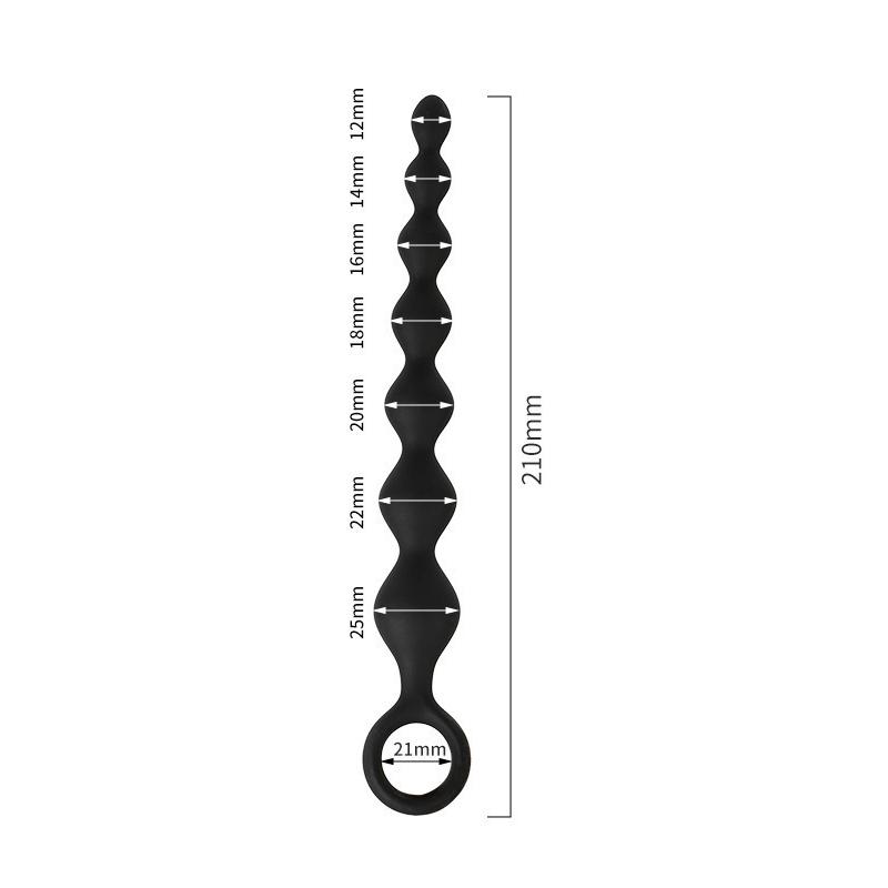 Silicone Anal Beads Prostate Stimulator Ball Butt Plug Anal Plug 18+ Adult Women Men Couple Flirt Gay Erotic SM Sex Toys