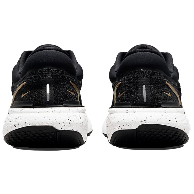Nike ZoomX Invincible Run Flyknit Black Metallic Gold Women's Sneakers Casual CT2229-004