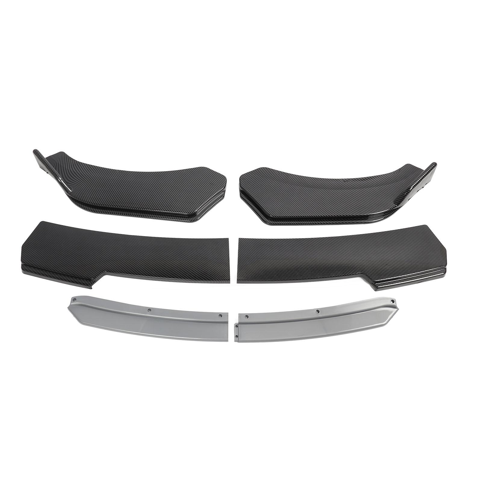 Voorbumper Splitter Carbon     Bumper Spoiler Diffuser 170cm Lengte Vervanging voor