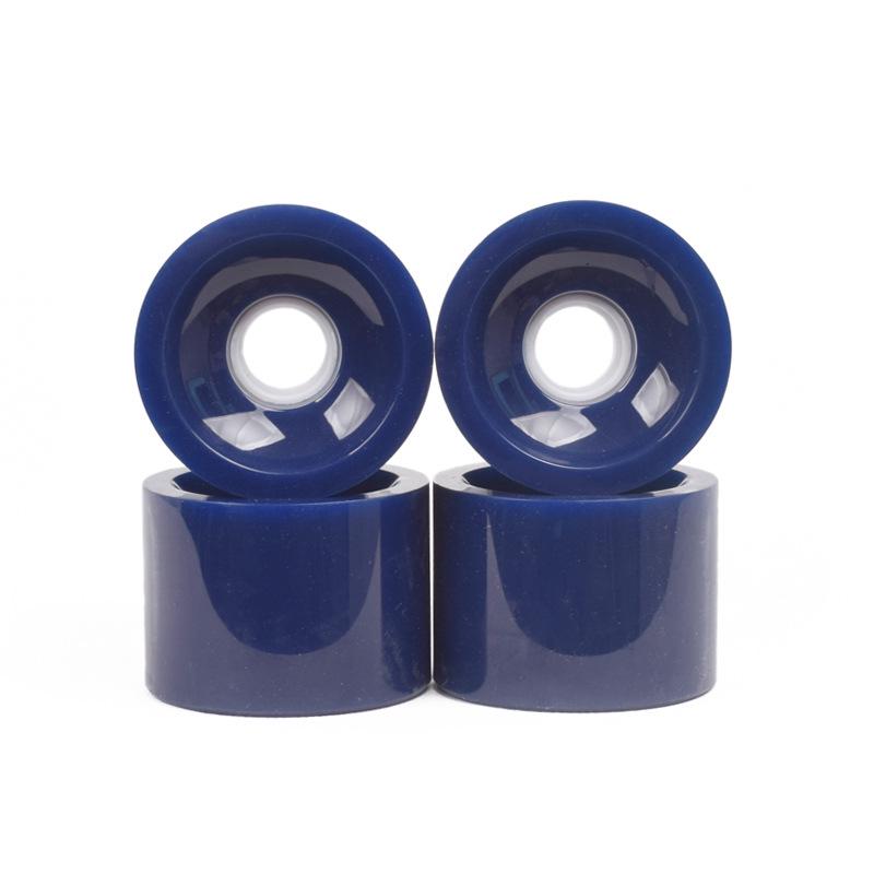 Mehrfarbige 78A High-Rebound Weiche PU-Räder für Street-Cruising - Longboard, Skateboard, Roller