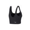 Saucony Solid Color Knitted Sports Bra Women underwear Black SC1230082A-BK01
