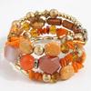 1 Stück Böhmischer Charme Perlenarmbänder Set Für Frauen Vintage Handgefertigt Legierungsperlen Kette Armreifen Weiblich Boho Party Schmuck
