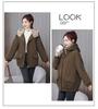 Women's Hong Kong Style Winter Cotton Jacket - Mid-Length, Thickened, Plus Velvet, Trendy & Versatile