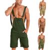 Herr Cargo Bib Byxor Fickor Jumpsuits Hip Hop Jeans Herr Casual Overaller