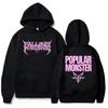 Autumn and Winter Comfortable Soft Men's Trendy Loose Hoodie Falling In Reverse Album Popular Monster Print Adult Sweatshirt